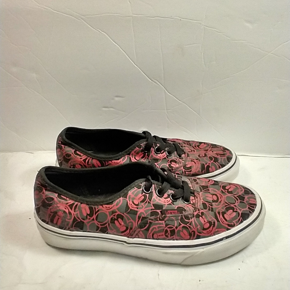 Vans x Disney Mickey Mouse Chex Sneakers Shoes Women's sz 6.